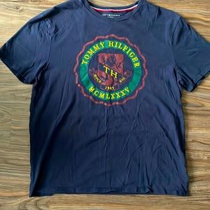 Tommy Hilfiger, blue large t shirt, unisex